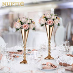 Flower Balls for Wedding Centrepieces - 10 Pcs 9.5in Diameter Artificial Flower Ball Arrangement Bouquet Peachy, alternate