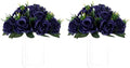 Flower Balls for Wedding Centrepieces - 2 Pcs 9.5in Diameter Artificial Flower Ball Arrangement Bouquet Party