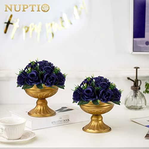 Flower Balls for Wedding Centrepieces - 2 Pcs 9.5in Diameter Artificial Flower Ball Arrangement Bouquet Party, alternate view
