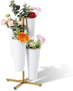 Flower Bar Stand, Freestanding Metal Flower Display Stand for Wedding