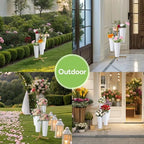 Flower Bar Stand, Freestanding Metal Flower Display Stand for Wedding, alternate view 6
