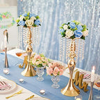 Flower Centerpieces for Wedding Tables: Blue & White, 2 Packs in Blue & White, alternate view 2