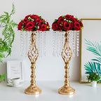 Flower Centerpieces for Wedding Tables: Crimson, 6 Packs in Crimson, alternate view 6