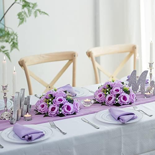 Flower Centerpieces for Wedding Tables: Lilac, 10 Packs in Lilac, alternate view 2