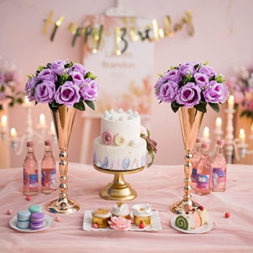 Flower Centerpieces for Wedding Tables: Lilac, 10 Packs in Lilac, alternate view 4