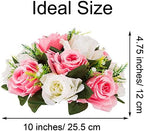 Flower Centerpieces for Wedding Tables: Pink & White, 6 Packs in Pink & White, alternate view 3