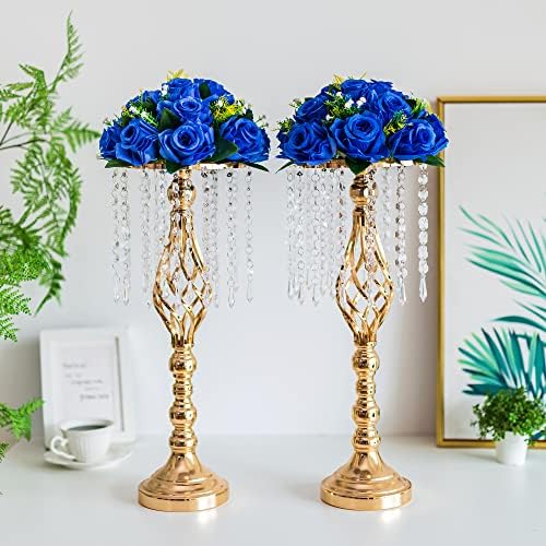 Flower Centerpieces for Wedding Tables: Royal Blue, 10 Packs in Royal Blue, alternate view 5