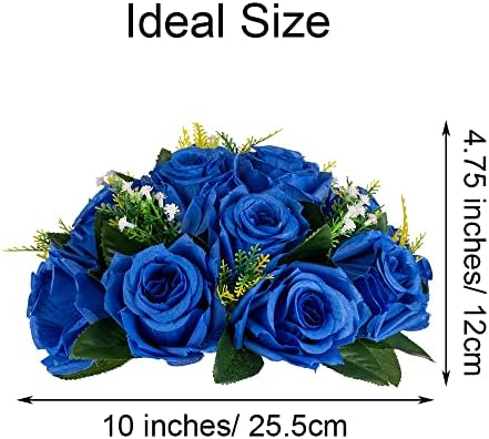 Flower Centerpieces for Wedding Tables: Royal Blue, 6 Packs in Royal Blue, alternate view 3