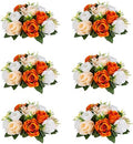 Flower Centerpieces for Wedding Tables: Wedding Table Decorations Orange Flower Balls Centerpieces for
