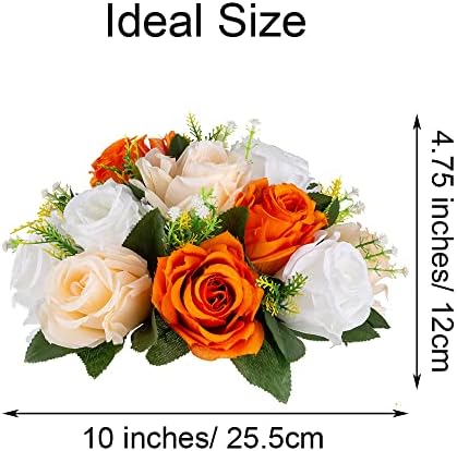 Flower Centerpieces for Wedding Tables: Wedding Table Decorations Orange Flower Balls Centerpieces for, alternate view 3