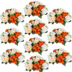Flower Centerpieces for Wedding Tables: Wedding Table Decorations Orange Flower Balls Centerpieces for
