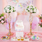 Flower Centerpieces for Wedding Tables: White, 10 Packs in Pure White, alternate view 2