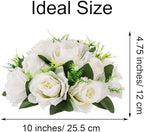 Flower Centerpieces for Wedding Tables: White, 10 Packs in Pure White, alternate view 3