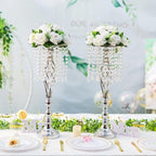 Flower Centerpieces for Wedding Tables: White, 10 Packs in Pure White, alternate view 5