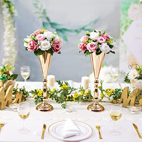 Flower Centerpieces Wedding Tables: Dusty Rose & White, 2 Packs in Dusty Rose & White, alternate view 4