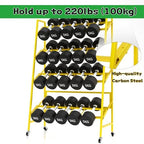 Flower Display Stand, 4 Tier Metal Plant Stand with 16 PCS Black Flower Buckets, Heavy Duty Moving Flower Cart, alternate