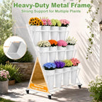 Flower Display Stand with 12 Buckets,3 Tier Flower Cart Display Stand, alternate view 5