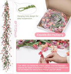 Flower Garland, 6Ft Spring/Summer Floral Garland, alternate view 4