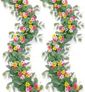 Flower Garland Daisy Garland Artificial Hanging Flowers for Outdoor
