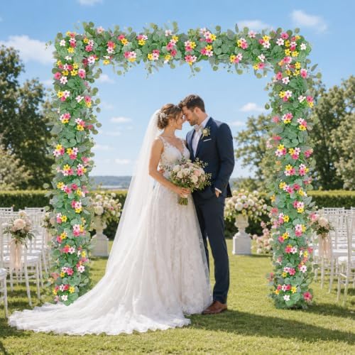 Flower Garland Daisy Garland Artificial Hanging Flowers for Outdoor, alternate view 6