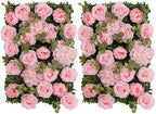 Flower Wall Backdrop 2 Panels 24x16 Inch Hot Pink in 24x16 Inch in Pink Rose