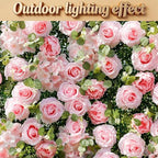 Flower Wall Backdrop 6 Panels 24x16 Inch Hot Pink in 24x16 Inch in Hot Pink Rose, alternate view 3