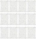 Flower Wall Panel Backdrop Decor, 12 Pcs, Ivory White, 24 x 16 Inch in 24 x 16 Inch