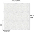 Flower Wall Panel Backdrop Decor, 12 Pcs, Ivory White, 24 x 16 Inch in 24 x 16 Inch, alternate view 3