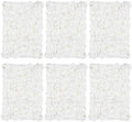 Flower Wall Panel Backdrop Decor, 6 Pcs, Ivory White, 24 x 16 Inch in 24 x 16 Inch