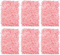 Flower Wall Panel Backdrop Decor Blush Artificial Floral Backdrop for Wedding Party Baby Bridal Shower, 6 Pcs