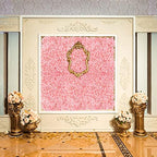 Flower Wall Panel Backdrop Decor Blush Artificial Floral Backdrop for Wedding Party Baby Bridal Shower, 6 Pcs, alternate view