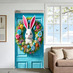 Fluffy Bunny Easter Door Cover 35x71 Inches Polyester in 35x71 Inches, alternate view 5