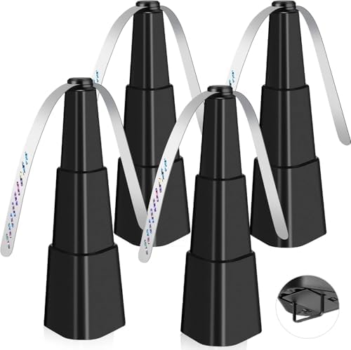 Fly Fans for Tables 4 Pack - Portable Automatic Picnic Table Food Repellent Fans Spinner for Restaurant, Party
