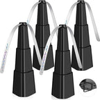 Fly Fans for Tables 4 Pack - Portable Automatic Picnic Table Food Repellent Fans Spinner for Restaurant, Party