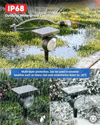 Focusing Solar Spot Lights Outdoor Waterproof, RGB+3CCT Tree Uplights 6Pack, alternate view 5