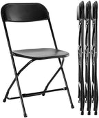 Foldable Chairs 4 Pack, Portable Folding Chair, Home Office