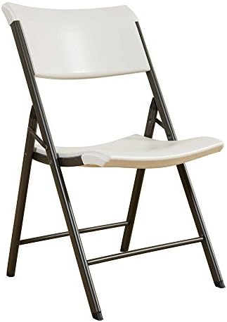 Folding Chair, Contemporary - Pack of 4, Almond