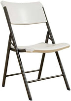 Folding Chair, Contemporary - Pack of 4, Almond