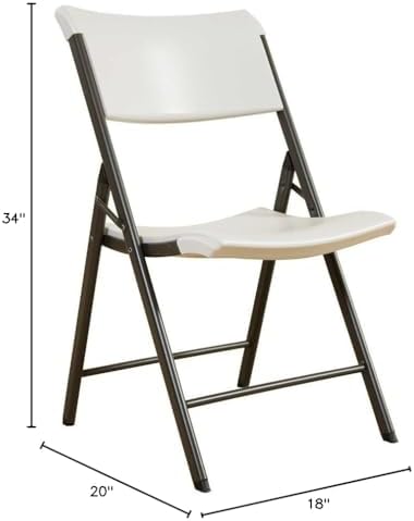 Folding Chair, Contemporary - Pack of 4, Almond, alternate view 3