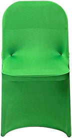 Folding Chair Covers for Wedding, 10pcs Green, alternate view 4