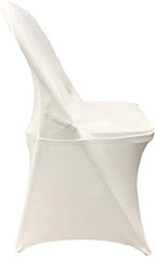Folding Chair Covers for Wedding, 10pcs Ivory, alternate view 3