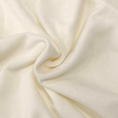 Folding Chair Covers for Wedding, 10pcs Ivory, alternate view 5