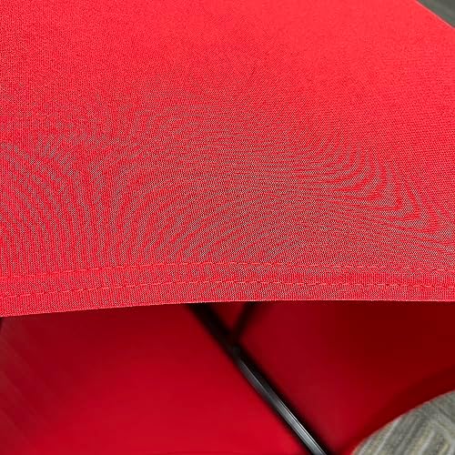 Folding Chair Covers for Wedding, 10pcs Red, alternate view 5