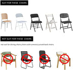 Folding Chair Covers for Wedding, 10pcs Red, alternate view 6