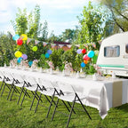 Folding Chairs, Plastic Foldable Chair, Capacity up to 350 lbs, Portable Seating for Indoor Outdoor Events, alternate view 6