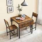 Folding Dining Table, Kitchen Table, alternate view 2