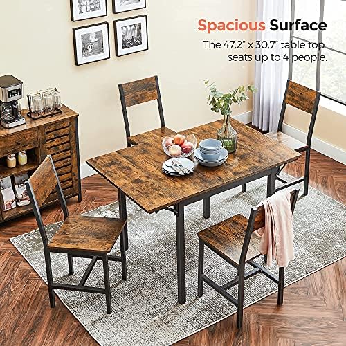 Folding Dining Table, Kitchen Table, alternate view 4