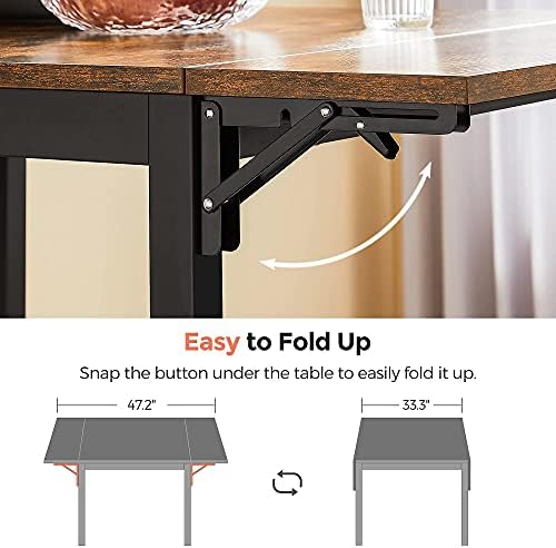 Folding Dining Table, Kitchen Table, alternate view 6