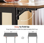 Folding Dining Table, Kitchen Table, alternate view 6
