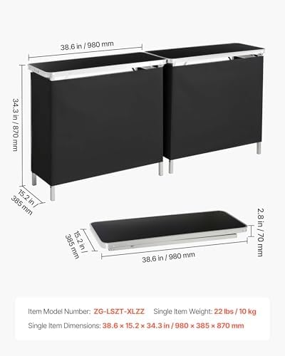 Folding Portable Bar Table, 2 pcs, 38.6 x 15.2 x 34.3 in, with Carry Bag, Storage Shelf, Detachable Skirt, Quick, alternate